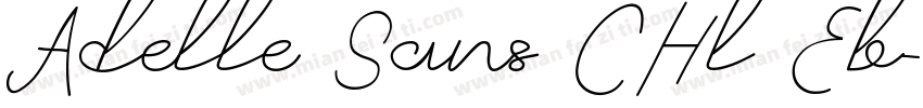 Adelle Sans CHl Eb字体转换